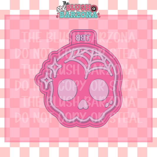 Web Skull Freshie Mold