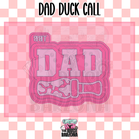 Dad Duck Call Freshie Mold